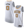CAdoa B.Celtics #0 Jayson Tatum White 202526 Authentic Jerseys - City Edition