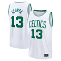 CAdoa B.Celtics #13 Paul George  White Fast Break Replica Jerseys - Association Edition