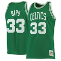 CAdoa B.Celtics #33 Larry Bird Mitchell & Ness Kelly Green Hardwood Classics Swingman Jerseys