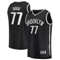 CAdoa B.Nets #77 Ben Saraf  Black Fast Break Replica Jerseys - Icon Edition