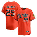 CAdoa B.Orioles #25 Pete Alonso Player Orange Limited Home Game Stitched Jerseys
