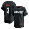 CAdoa B.Orioles #3 Taylor Ward Player Black City Connect Limited Home Game Stitched Jerseys