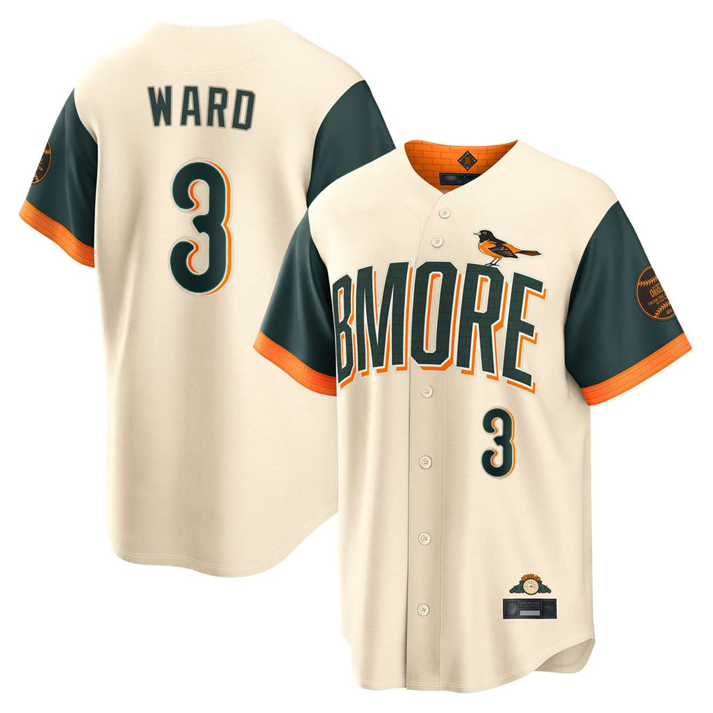 CAdoa B.Orioles #3 Taylor Ward Player Cream 2026 City Connect Home Game Stitched Jerseys