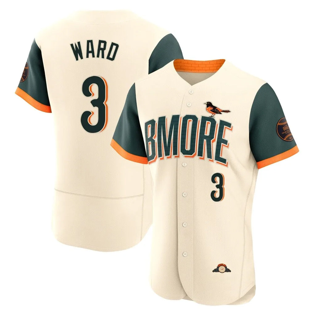 CAdoa B.Orioles #3 Taylor Ward Player Cream 2026 City Connect Limited Elite Home Game Stitched Jerseys