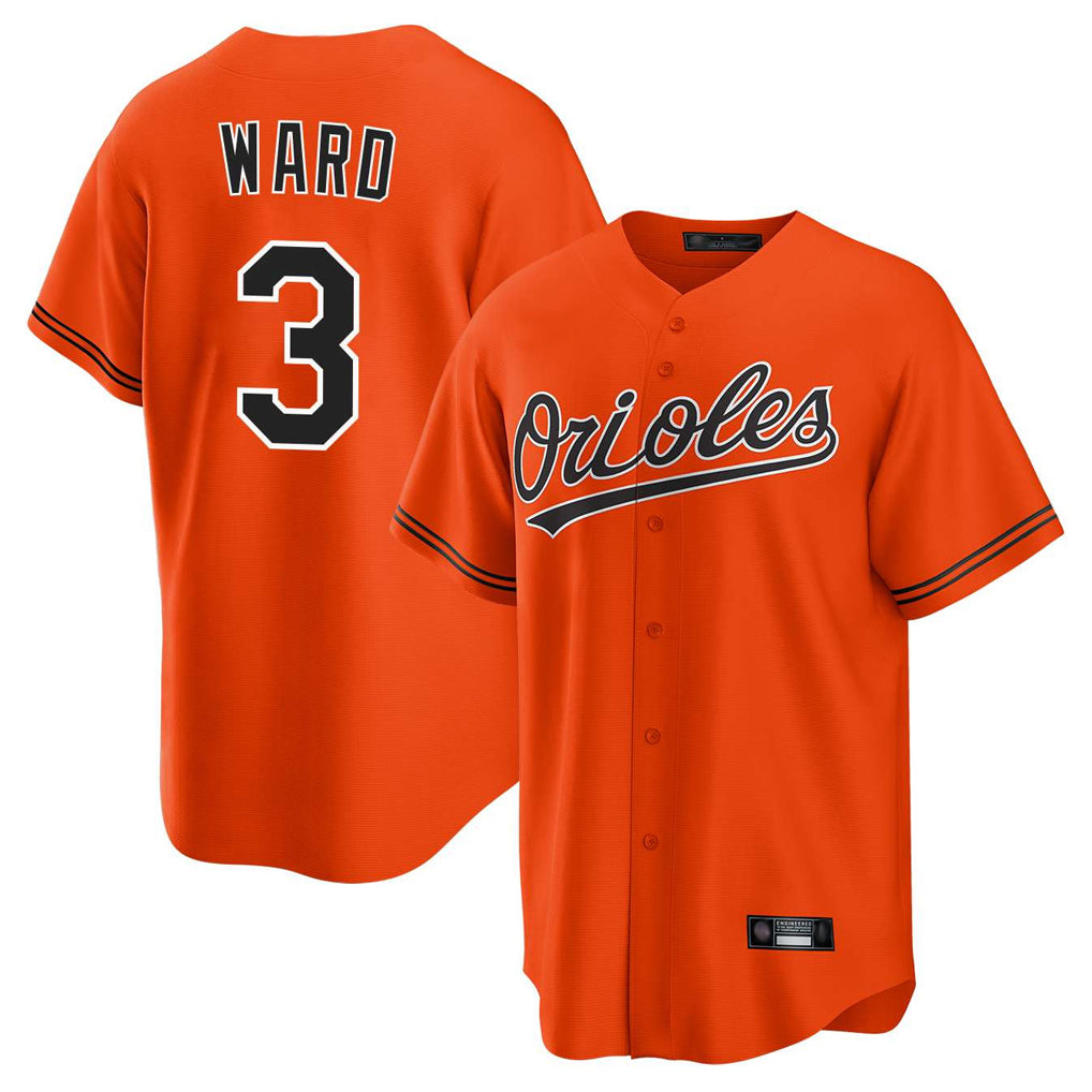 CAdoa B.Orioles #3 Taylor Ward Player Orange Home Game Stitched Jerseys