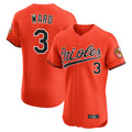 CAdoa B.Orioles #3 Taylor Ward Player Orange Limited Elite Home Game Stitched Jerseys