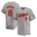 CAdoa B.Orioles #8 Cal Ripken Player Gray Limited Home Game Stitched Jerseys