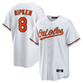 CAdoa B.Orioles #8 Cal Ripken Player White Home Game Stitched Jerseys