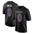 CAdoa B.Ravens #0 Roquan Smith Player Black Carbon Fashion Home Game Stitched Jerseys