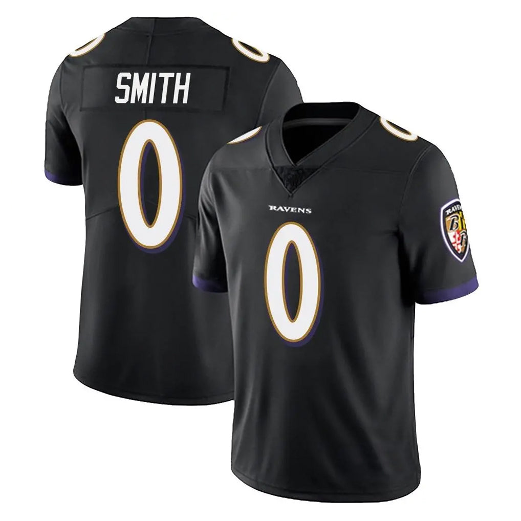 CAdoa B.Ravens #0 Roquan Smith Player Black Vapor Untouchable Limited Home Game Stitched Jerseys