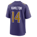 CAdoa B.Ravens #14 Kyle Hamilton Purple Alternate Game Stitched Jerseys