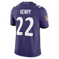 CAdoa B.Ravens #22 Derrick Henry Player Purple Limited Elite Home Game Stitched Jerseys