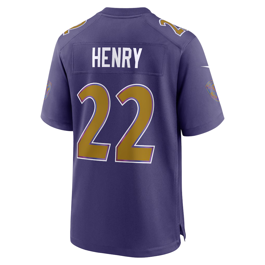 CAdoa B.Ravens #22 Derrick Henry Purple Alternate Game Stitched Jerseys