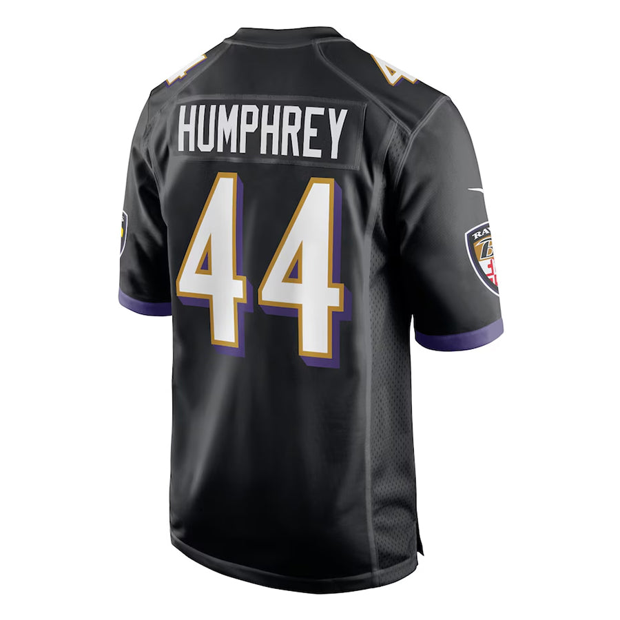 CAdoa B.Ravens #44 Marlon Humphrey Player Black Alternate Home Game Stitched Jerseys