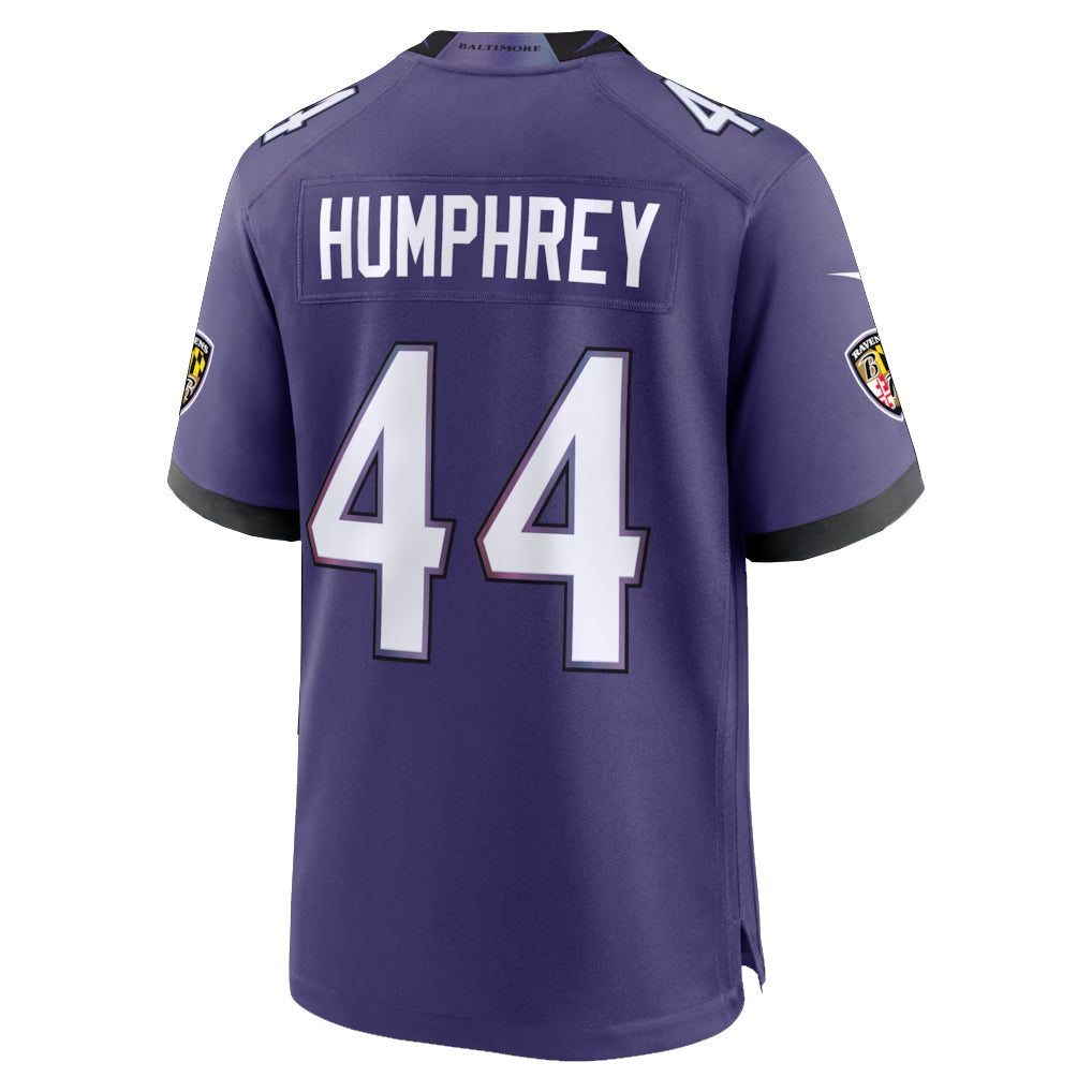 CAdoa B.Ravens #44 Marlon Humphrey Player Purple Home Game Stitched Jerseys