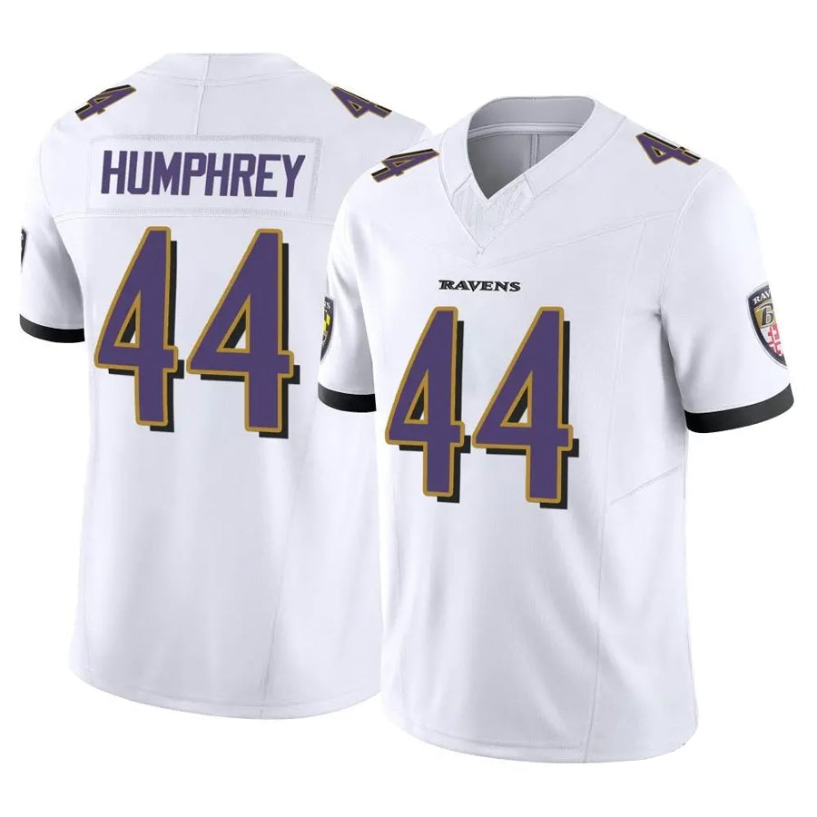 CAdoa B.Ravens #44 Marlon Humphrey Player White Vapor F.U.S.E. Limited Home Game Stitched Jerseys
