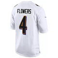 CAdoa B.Ravens #4 Zay Flowers Player Fashion White Game Stitched Jerseys