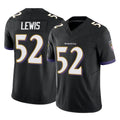 CAdoa B.Ravens #52 Ray Lewis Player Black Vapor F.U.S.E. Limited Game Stitched Jerseys