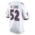 CAdoa B.Ravens #52 Ray Lewis Player White Alternate Home Stitched Jerseys
