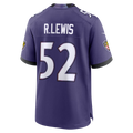 CAdoa B.Ravens #52 Ray Lewis Purple Team Retired Player Game Stitched Jerseys