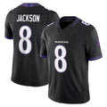 CAdoa B.Ravens #8 Lamar Jackson Player Black Limited Elite Home Game Stitched Jerseys