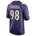 CAdoa B.Ravens #98 Tony Siragusa Player Purple Alternate Home Game Stitched Jerseys