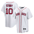 CAdoa B.Red Sox #10 Trevor Story Player White Home Game Stitched Jerseys