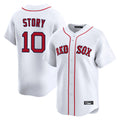 CAdoa B.Red Sox #10 Trevor Story Player White Limited Home Game Stitched Jerseys