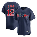 CAdoa B.Red Sox #12 Connor Wong Player Navy Limited Home Game Stitched Jerseys