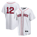 CAdoa B.Red Sox #12 Connor Wong Player White Home Game Stitched Jerseys