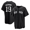 CAdoa B.Red Sox #19 Roman Anthony Player Black Home Game Stitched Jerseys