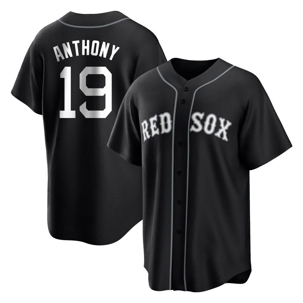 CAdoa B.Red Sox #19 Roman Anthony Player Black Home Game Stitched Jerseys