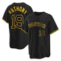 CAdoa B.Red Sox #19 Roman Anthony Player Black Snake Skin City Home Game Stitched Jerseys