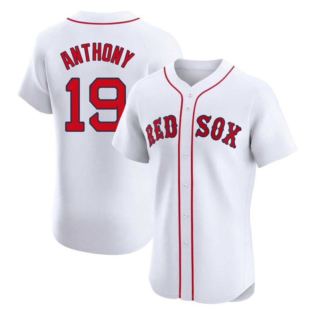 CAdoa B.Red Sox #19 Roman Anthony Player White Limited Elite Home Game Stitched Jerseys