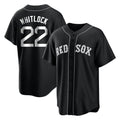 CAdoa B.Red Sox #22 Garrett Whitlock Player Black Home Game Stitched Jerseys