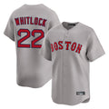 CAdoa B.Red Sox #22 Garrett Whitlock Player Gray Road Limited Home Game Stitched Jerseys