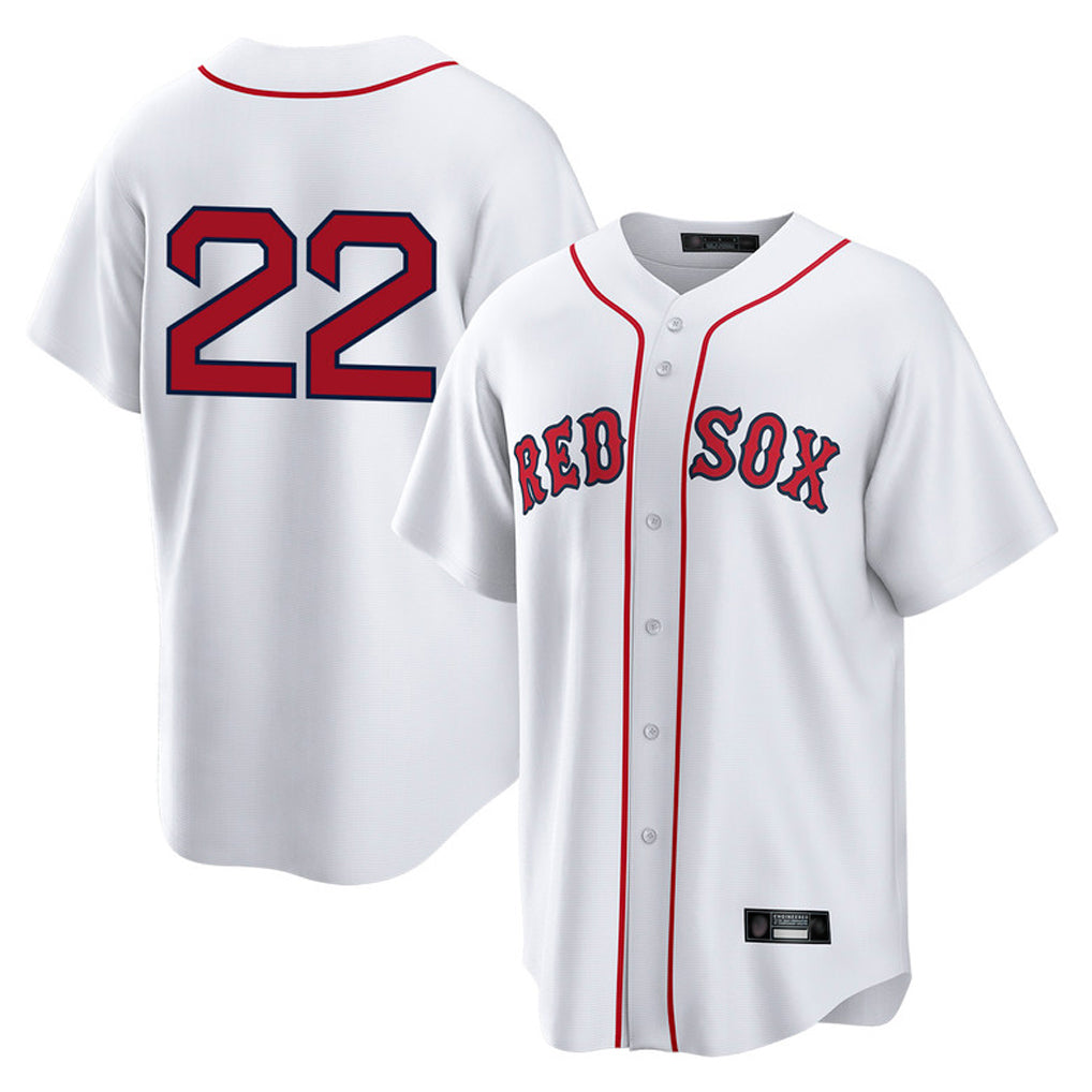CAdoa B.Red Sox #22 Garrett Whitlock Player White Home Game Stitched Jerseys