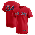 CAdoa B.Red Sox #34 David Ortiz Player Red Limited Elite Home Game Stitched Jerseys