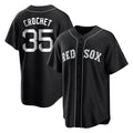 CAdoa B.Red Sox #35 Garrett Crochet Player Black Home Game Stitched Jerseys