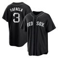 CAdoa B.Red Sox #3 Ceddanne Rafaela Player Black Home Game Stitched Jerseys