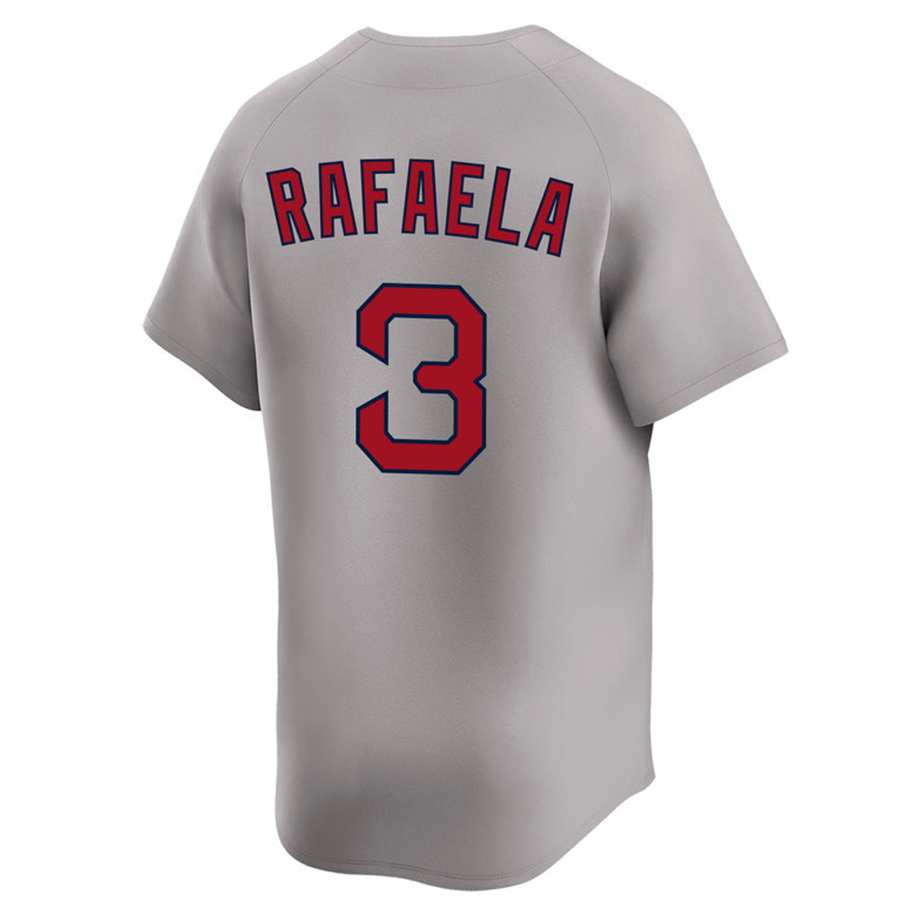 CAdoa B.Red Sox #3 Ceddanne Rafaela Player Gray Road Limited Home Game Stitched Jerseys