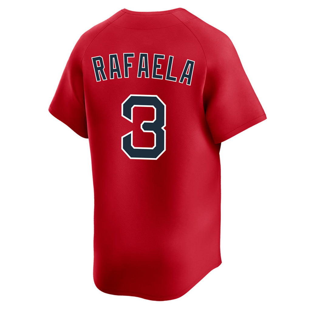 CAdoa B.Red Sox #3 Ceddanne Rafaela Player Red Limited Home Game Stitched Jerseys