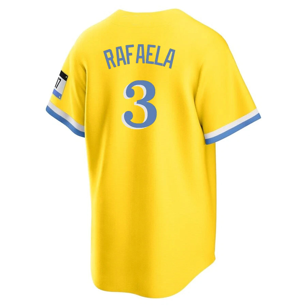 CAdoa B.Red Sox #3 Ceddanne Rafaela Player Yellow Home Game Stitched Jerseys