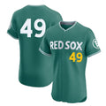 CAdoa B.Red Sox #49 Tim Wakefield Player Green City Connect Limited Elite Home Game Stitched Jerseys