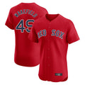 CAdoa B.Red Sox #49 Tim Wakefield Player Red Limited Elite Home Game Stitched Jerseys