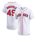 CAdoa B.Red Sox #49 Tim Wakefield Player White Limited Elite Home Game Stitched Jerseys