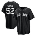 CAdoa B.Red Sox #52 Wilyer Abreu Player Black Home Game Stitched Jerseys