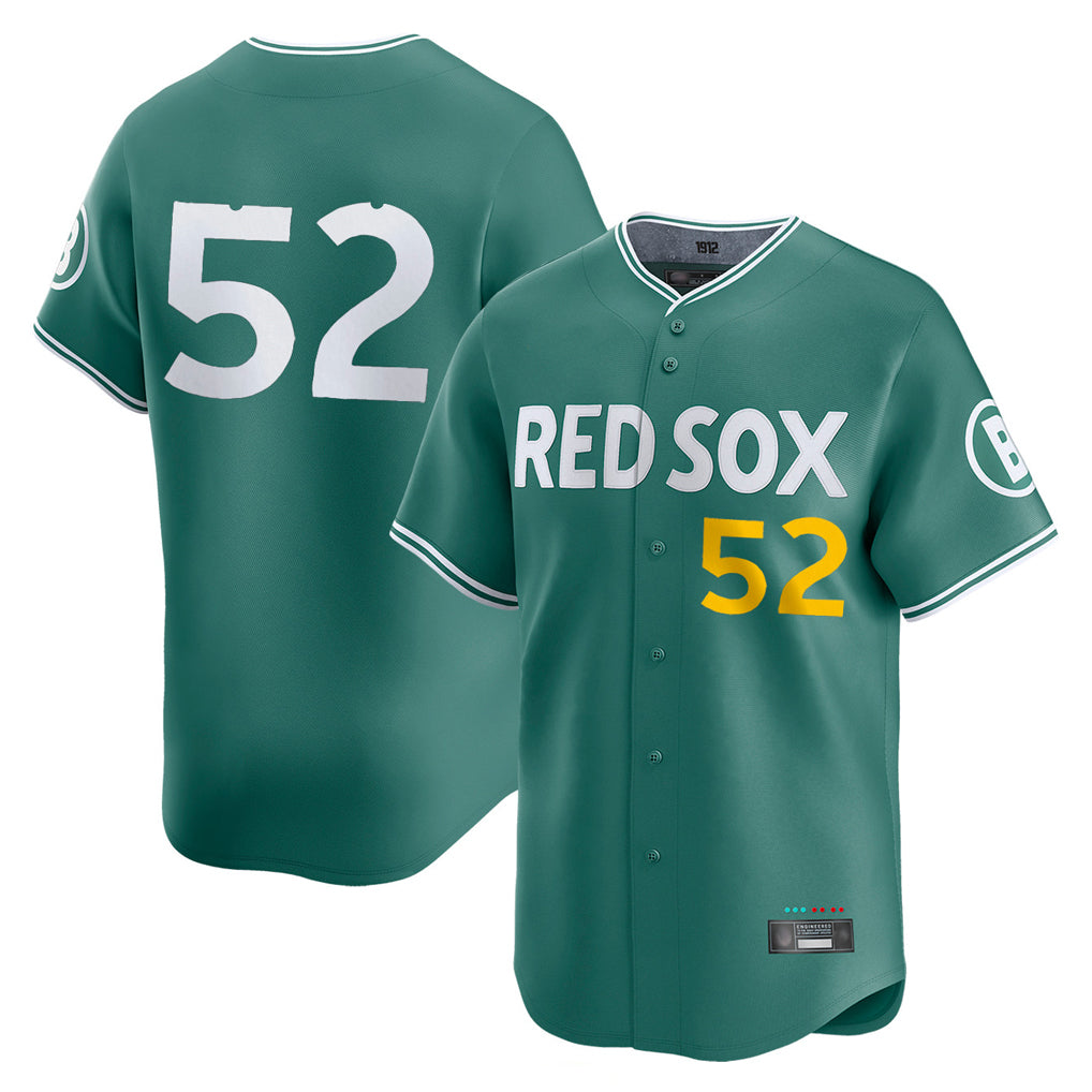 CAdoa B.Red Sox #52 Wilyer Abreu Player Green City Connect Limited Home Game Stitched Jerseys