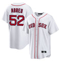 CAdoa B.Red Sox #52 Wilyer Abreu Player White Home Game Stitched Jerseys