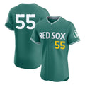 CAdoa B.Red Sox #55 Ranger Su¡§¡érez Player Green City Connect Limited Elite Home Game Stitched Jerseys